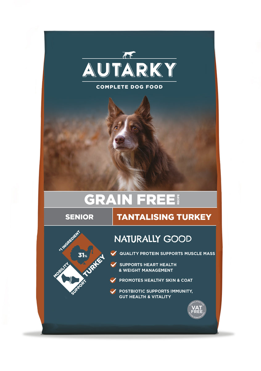 Senior Grain Free Tantalising Turkey Autarky Dog Food