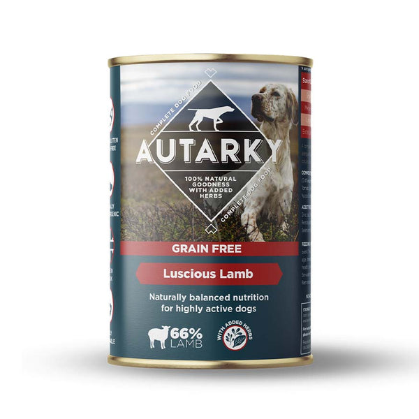 Autarky Adult Grain Free Luscious Lamb Complete Wet Dog Food – Autarky Dog  Food